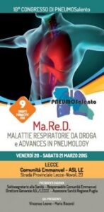 “Malattie respiratorie da droga e Advances in Pneumology”