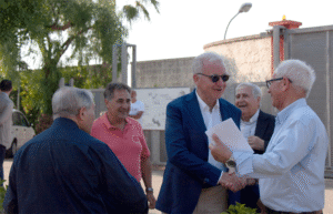 Arrivo dell'On. Mantovano