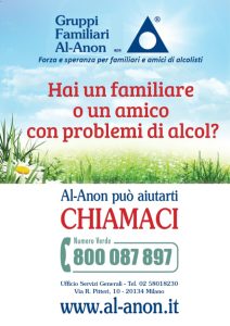 Locandina Gruppi Familiari Al-Anon ETS – Gruppo Vivere
