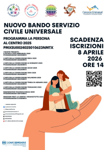 Bando 2025 per la selezione di operatori volontari da impiegare in progetti di Servizio civile universale